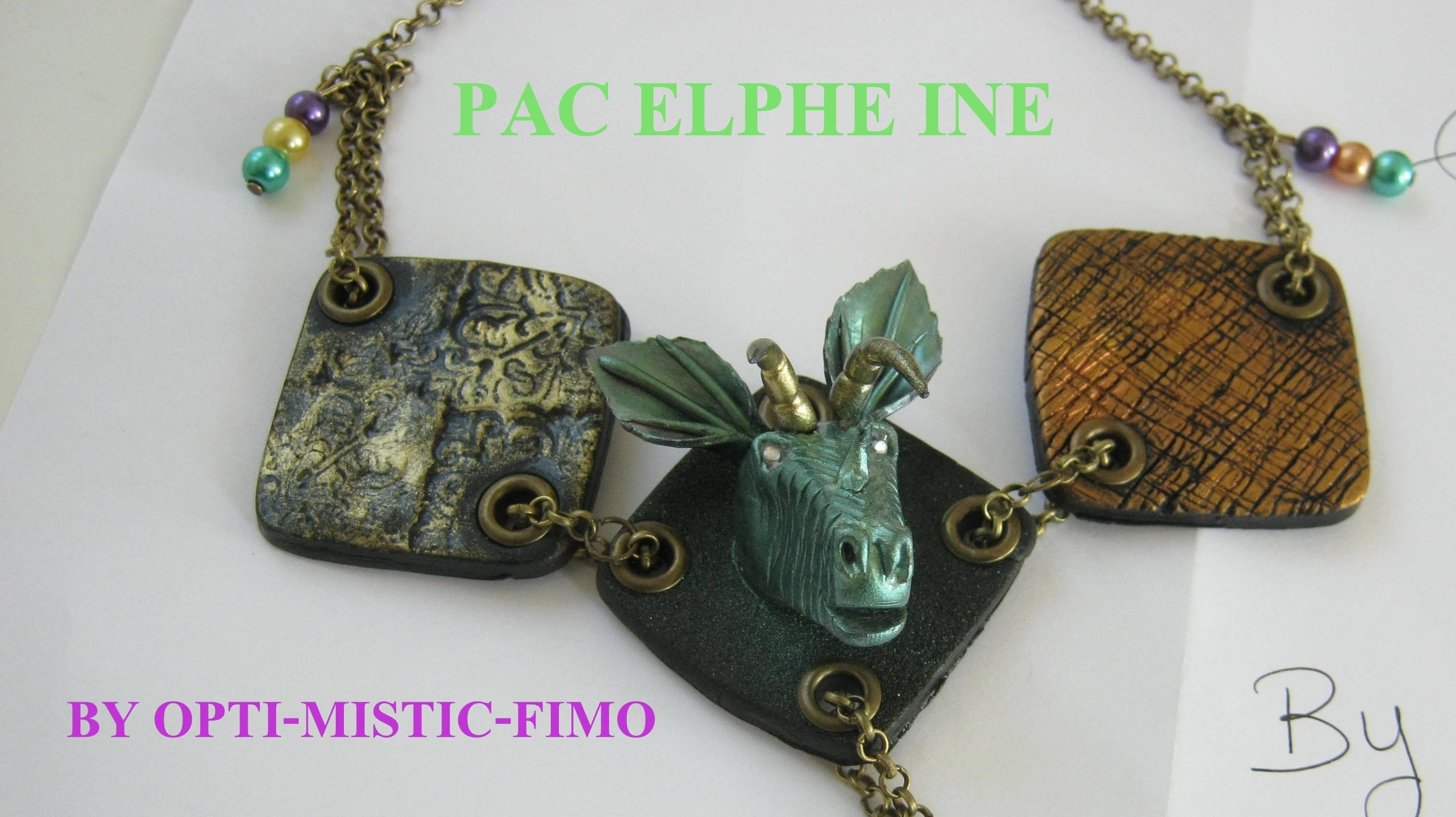 PAC ELFE INE---by OPTI-MISTIC-FIMO--COLLIER