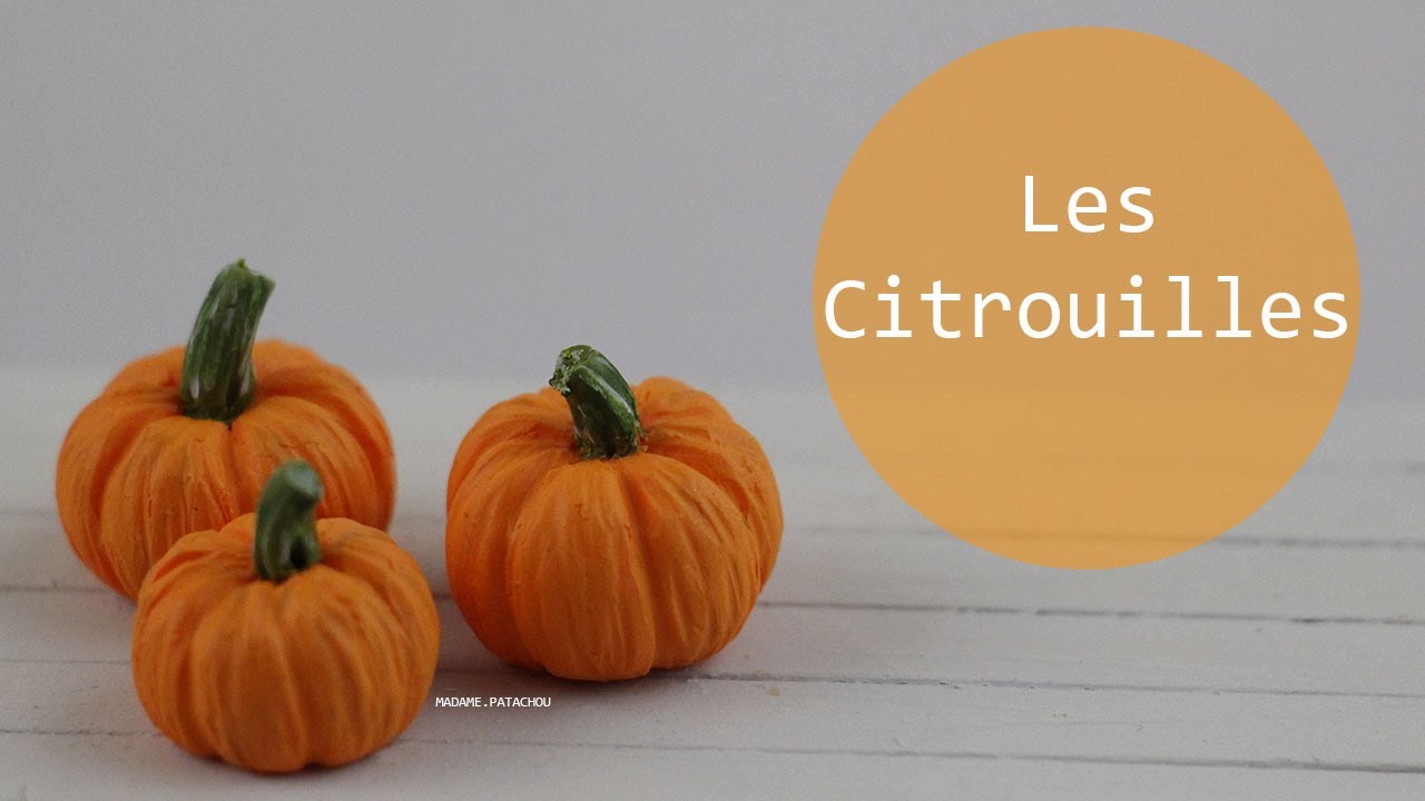 Halloween: Les Citrouilles (Pâte Polymère).