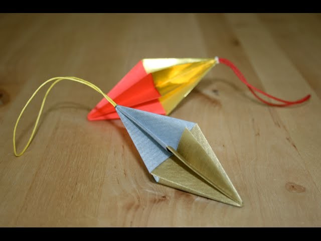 Origami - Pendentif de Noël - Christmas Ornament [Senbazuru]
