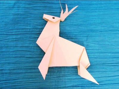 Origami : Renne de Noël