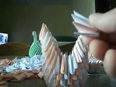 Tuto comment creer cygne origami 3d en francais