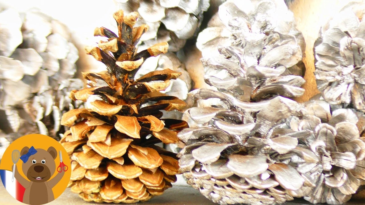 Décoration de Noël avec des pignes de pin | Décoration pour le sapin de Noël ou la table