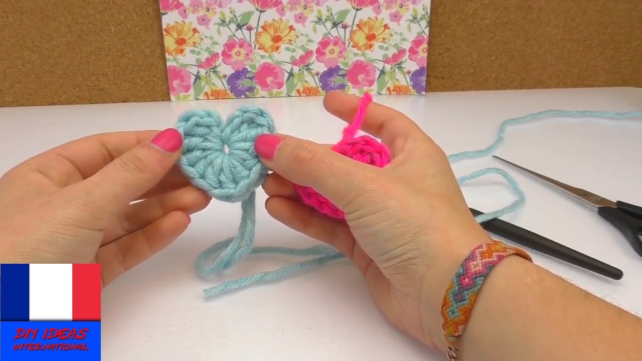 Tricoter des petits coeurs | Instructions très simples pour les débutants | Tricoter