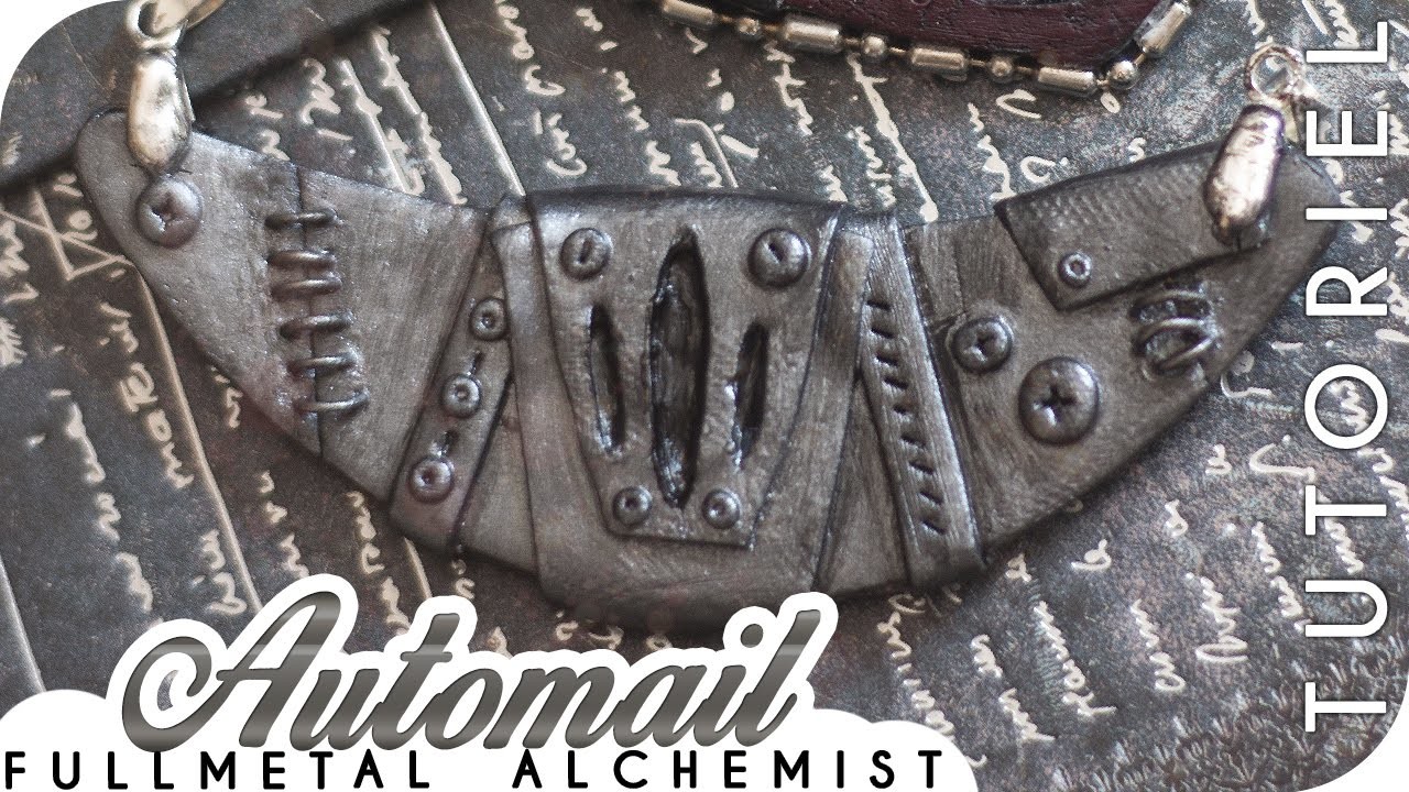 { TUTORIEL } - Pendentif Automail - FMA inspired - Polymer Clay