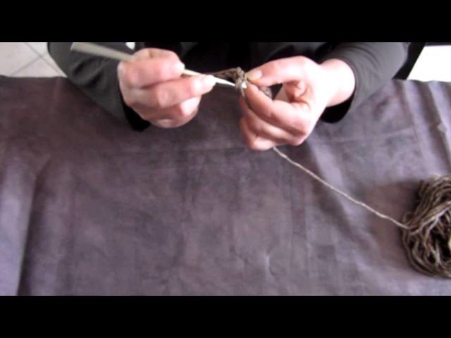 Apprendre la maille serrée au crochet - Tutoriel