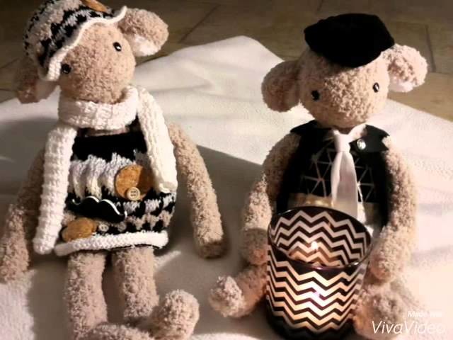 Mouton doudou poupée tricot et crochet animaux knit doll knitting