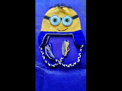 Minions crochet baby hats