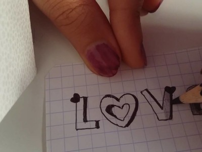 Dessiner LOVE en 3D