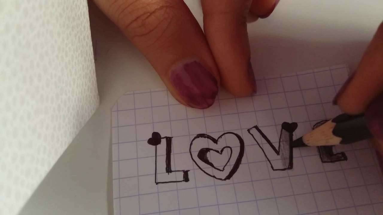 Dessiner LOVE en 3D