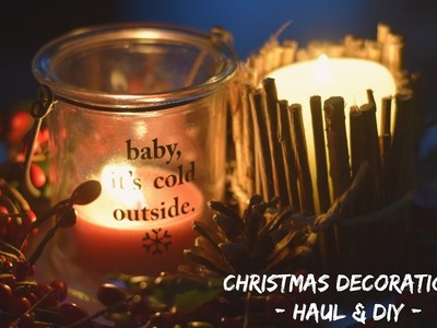 Christmas DECORATIONS - Haul & DIY