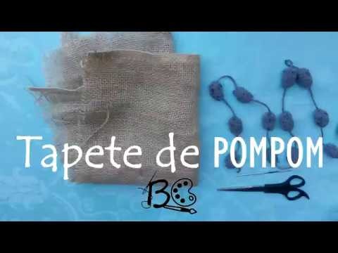 DIY :: TAPETE DE POMPOM