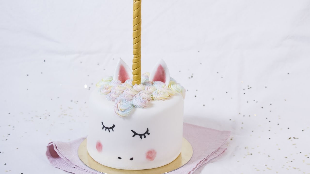 Gâteau Licorne en cake design