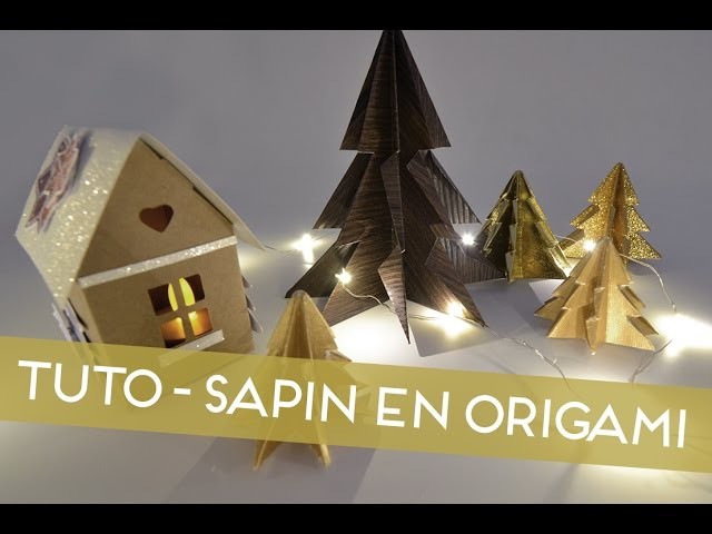 [ DIY Déco de Noël ] - Un sapin en origami !