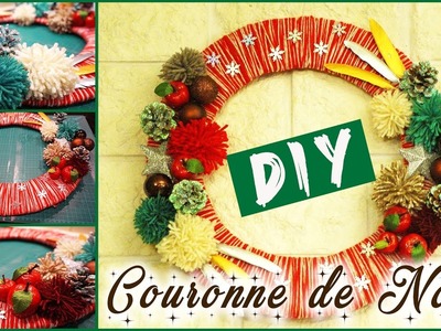 ✨ [Noël 2016] : DIY : réaliser une couronne de Noël ◈ SIDJIE