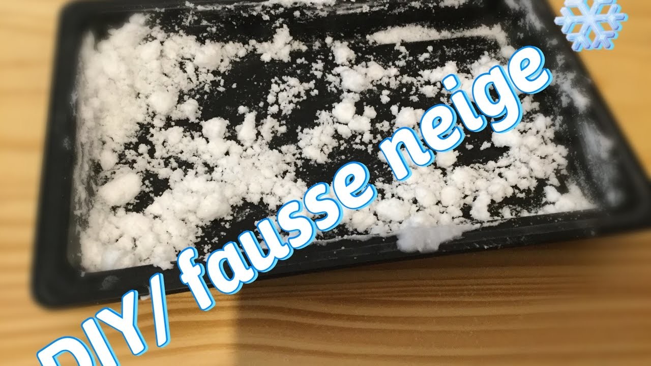 Tuto noël. DIY. fausse neige ❄️