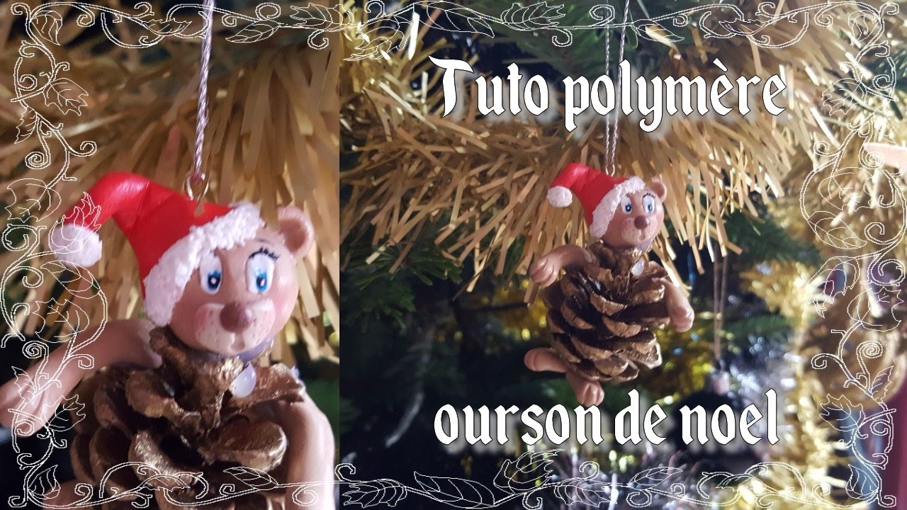 [♥✿ Tuto Fimo : ourson de Noel ✿♥] ~ [♥✿ Polymer Clay Tutorial : Christmas bear ✿♥]