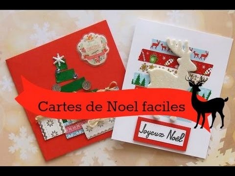 Cartes de Noël faciles à réaliser