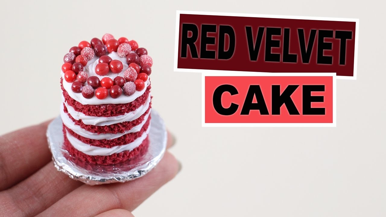 Red Velvet Cake⎪Fimo (Fashion Cooking inspired)