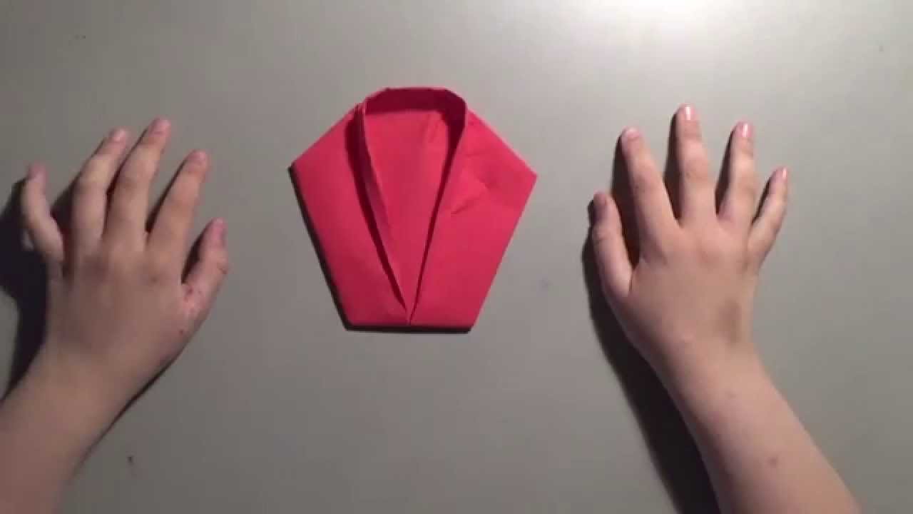 Comment faire une chemise en origami