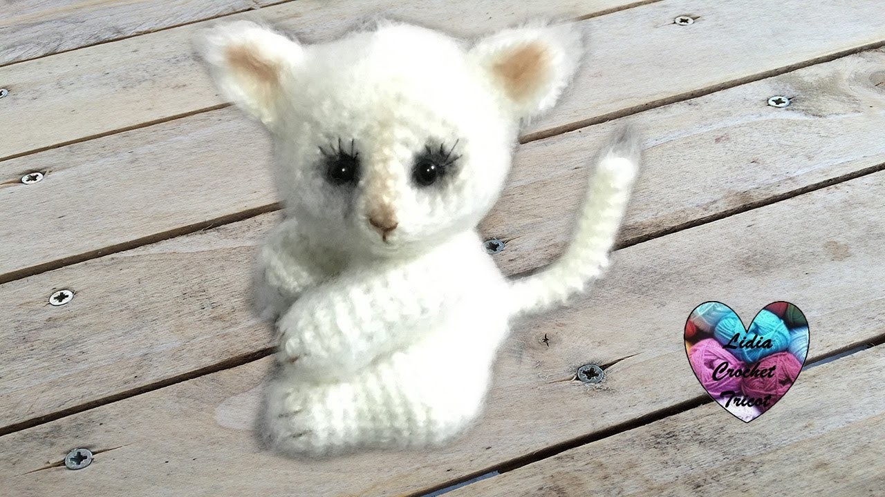 Chat Amigurumi Crochet 1.2. Cat amigurumi 1.2 (english subtitles)