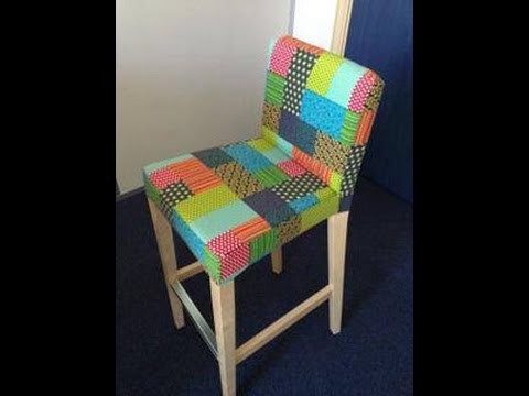 Reproduire une housse de chaise de bar avec un tissu différent - Couture