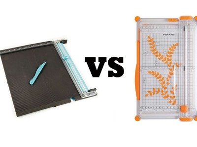 Massicot FISKARS vs WE R MEMORY KEEPERS