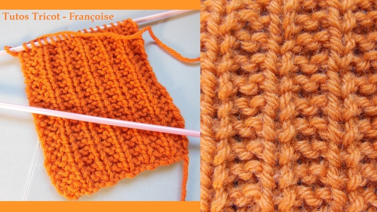 Tuto tricot Côtes Mousse | Apprendre à tricoter des côtes Mousse 1.2 | Point de base facile