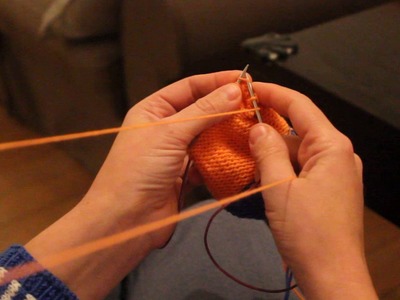Twined knitting