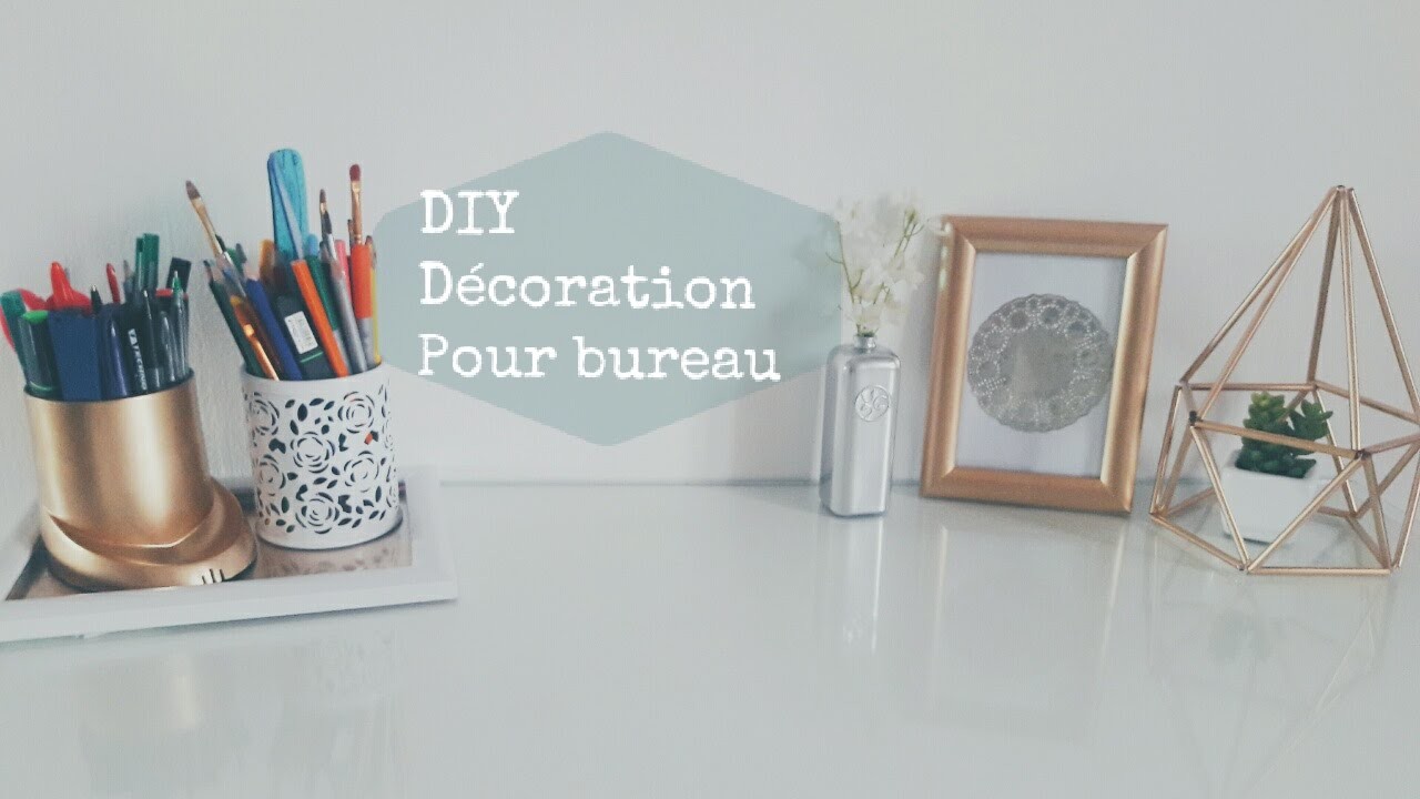 DIY desk decor DIY | décoration bureau | ديكور مكتب DIY | elle c'est moi