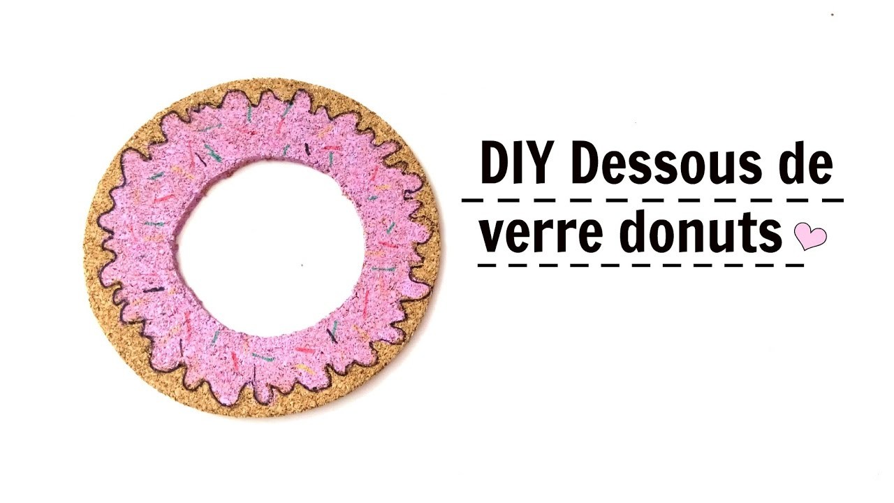 DIY  || Dessous de verre Donuts ||