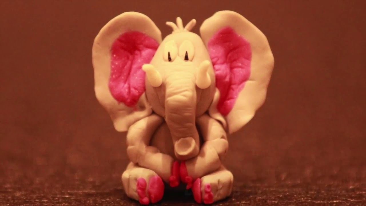 Éléphant.elephant: pâte polymère.polymer clay