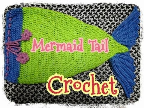 Crochet Baby Mermaid Tail. Mermaid tail.Mermaid Crochet Pattern : หางนางเงือก.หางนางเงือกเด็ก