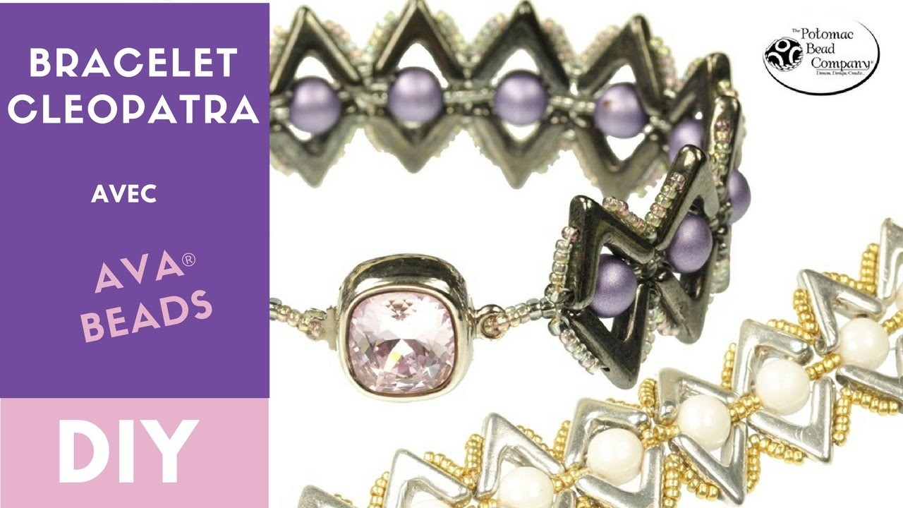 [DIY Perles en verre]  - Bracelet Cleopatra avec Ava beads  par Allie Buchman