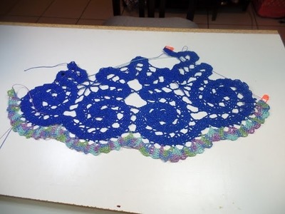 Encaje de Burgos Crochet lace. Part 1 de 3.