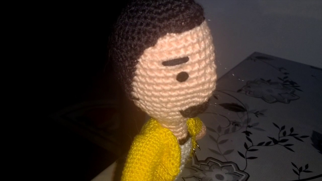 Freddie Mercury - Amigurumi - Crochet
