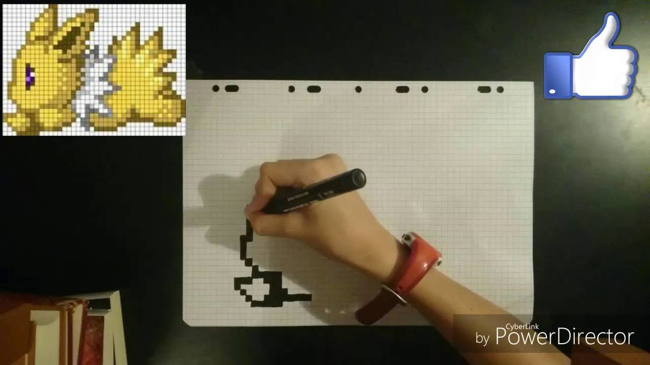 Pixel art Timelapse Voltali