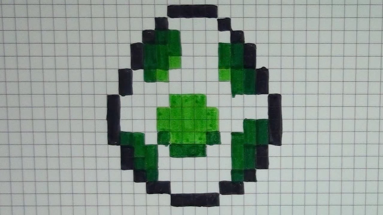 Comment Dessiner Loeuf De Mario Pixel Art