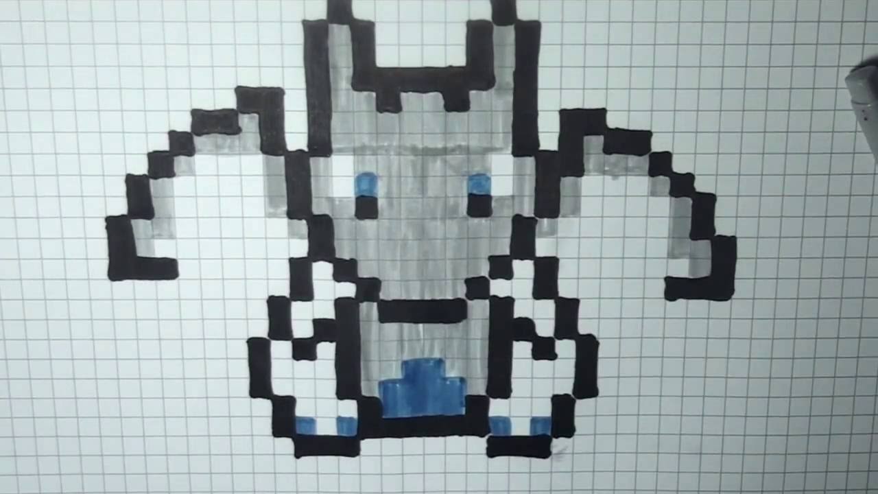 Pixel Art Dracaufeu Shiney