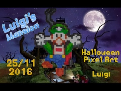 Halloween Special: Pixel Art Luigi's Mansion
