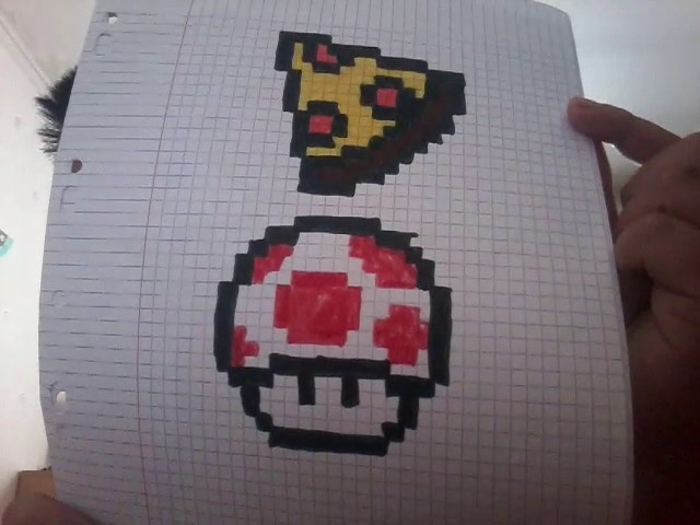 Je vous montre 2 pixel art!!