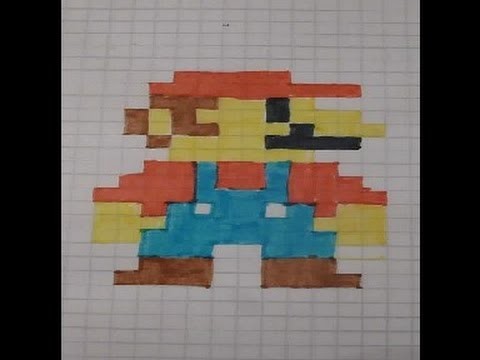 MARIO PIXEL ART. PIXEL ART