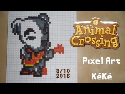 Pixel Art Animal Crossing: Kéké Laglisse!