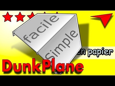 Comment Faire un Avion en Papier - Pliage Origami Facile
