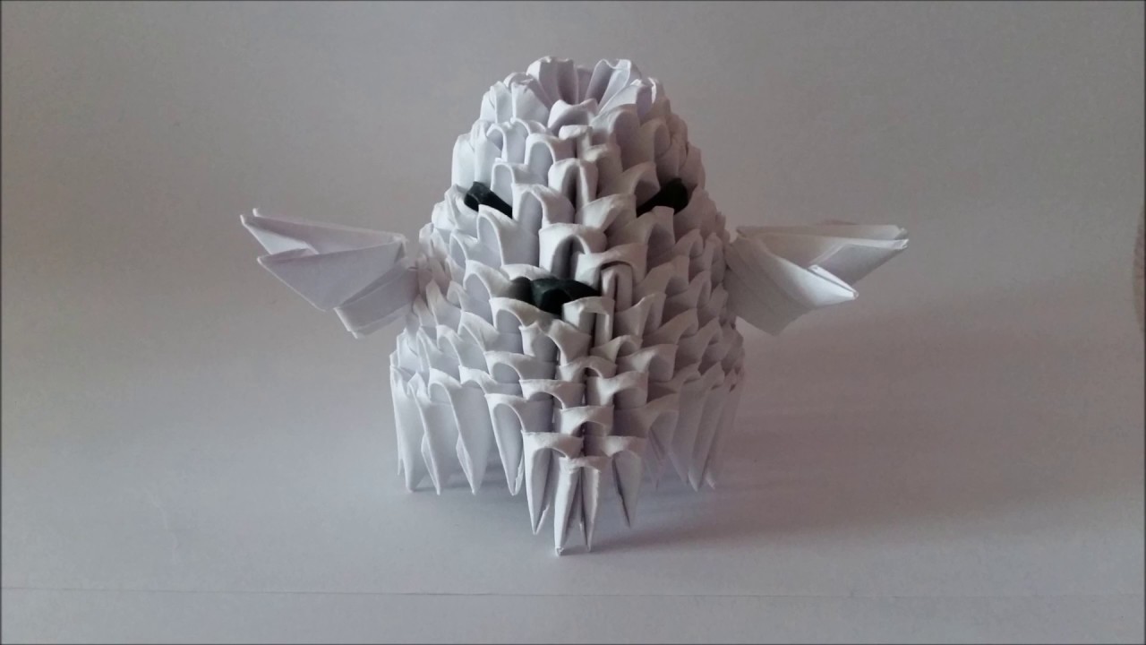 Fantôme, ghost origami 3d