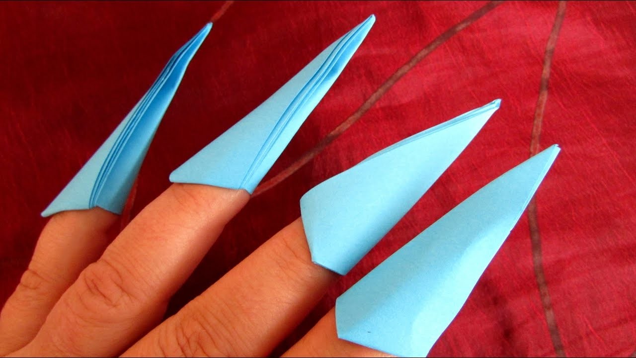 Origami facile : Griffes d'Halloween