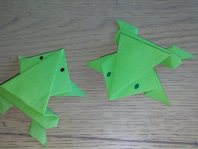 Origami facile : La grenouille qui saute (the frog par Alexandre 6 ans)