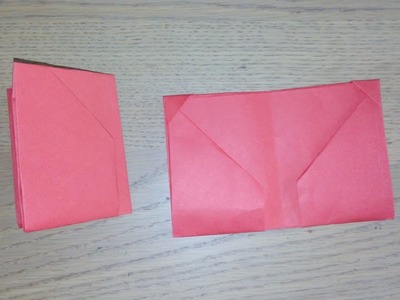 Origami facile : Le porte cartes (the card holder par Alexandre 6 ans)