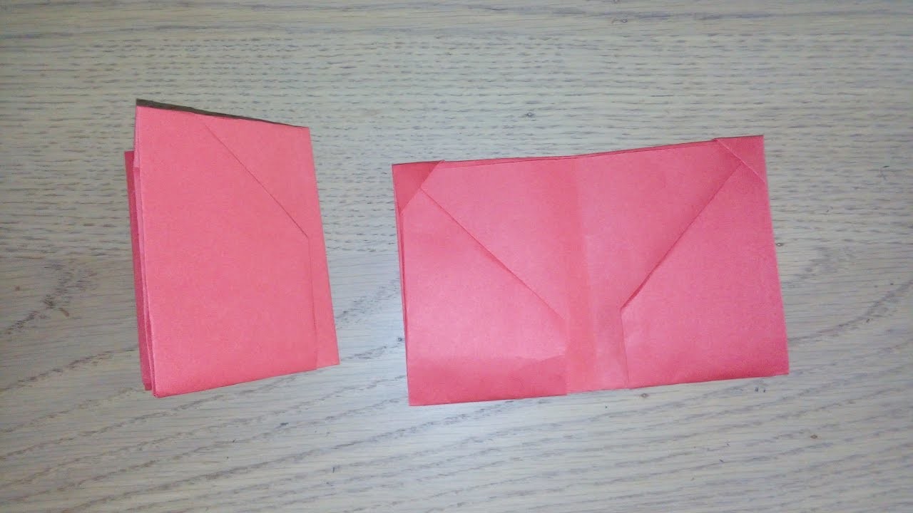 Origami facile : Le porte cartes (the card holder par Alexandre 6 ans)