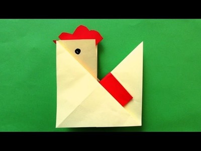 Origami facile : Poule