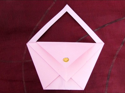 Origami facile : Sac